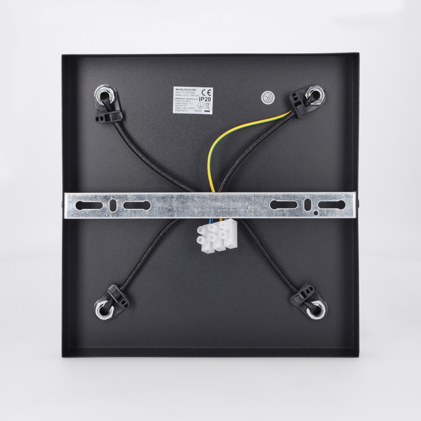 Brilagi - LED RGBW zatemnljivo točkovno svetilo SELE SQUARE 4xGU10/6,5W/230V 2700-6500K črno/zlato