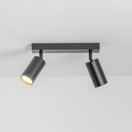 Brilagi - LED RGBW zatemnljivo točkovno svetilo SELE 2xGU10/4,8W/230V 3000K črna/zlata + daljinski upravljalnik