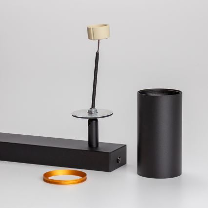 Brilagi - LED RGBW zatemnljivo točkovno svetilo SELE 2xGU10/6W/230V 3000K črna/zlata + daljinski upravljalnik