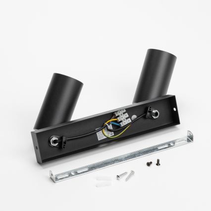 Brilagi - LED RGBW zatemnljivo točkovno svetilo SELE 2xGU10/6W/230V 3000K črna/zlata + daljinski upravljalnik