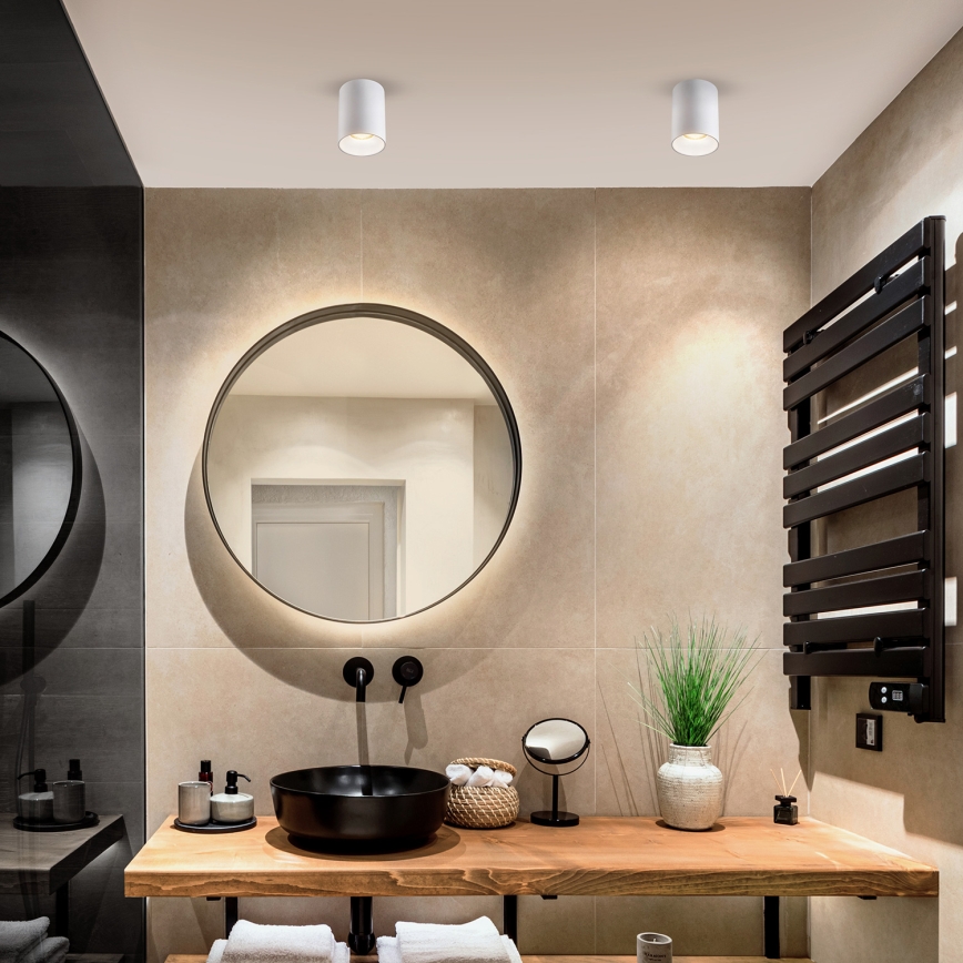 Brilagi - LED RGBW zatemljiv vgradni reflektor TRINE 1xGU10/30W/230V 2700-6500K Wi-Fi bela