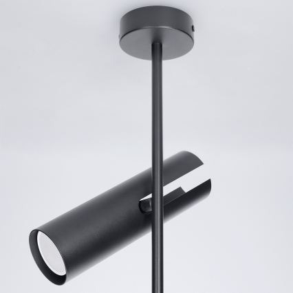 Brilagi - LED RGBW zatemljiv lestenec na drogu BRANCH 2xGU10/6,5W/230V 2700-6500K črna