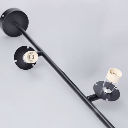 Brilagi - LED RGBW zatemljiv lestenec na drogu BRANCH 2xGU10/6,5W/230V 2700-6500K črna