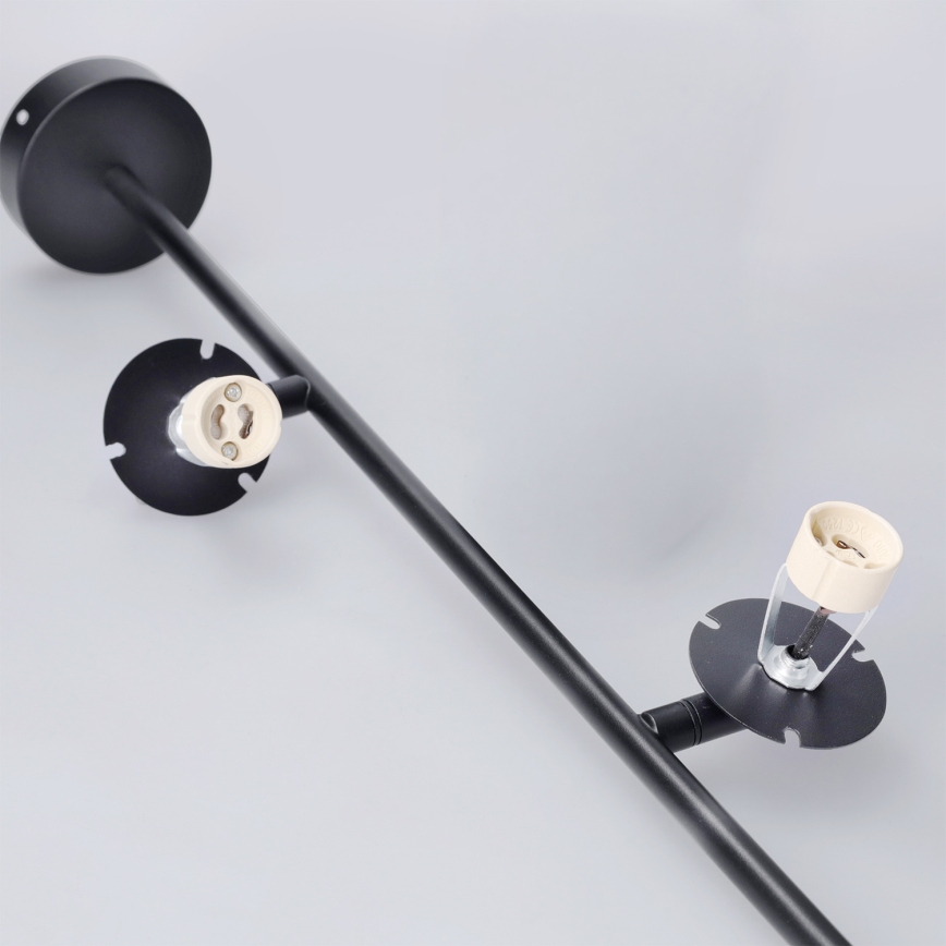 Brilagi - LED RGBW zatemljiv lestenec na drogu BRANCH 2xGU10/6,5W/230V 2700-6500K črna