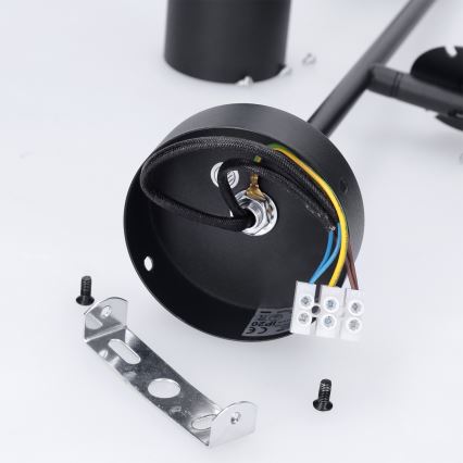 Brilagi - LED RGBW zatemljiv lestenec na drogu BRANCH 2xGU10/6,5W/230V 2700-6500K črna
