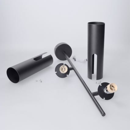 Brilagi - LED RGBW zatemljiv lestenec na drogu BRANCH 2xGU10/6,5W/230V 2700-6500K črna