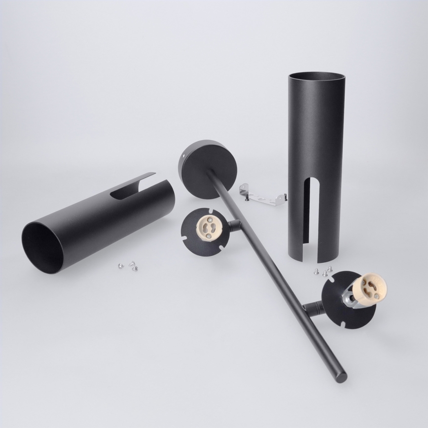 Brilagi - LED RGBW zatemljiv lestenec na drogu BRANCH 2xGU10/6,5W/230V 2700-6500K črna