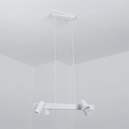 Brilagi - LED RGBW z možnostjo zatemnitve lestenec na jeklenem kablu SELE 4xGU10/6,5W/230V 2700-6500K bela