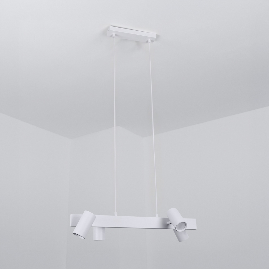 Brilagi - LED RGBW z možnostjo zatemnitve lestenec na jeklenem kablu SELE 4xGU10/6,5W/230V 2700-6500K bela