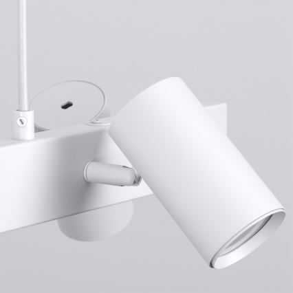 Brilagi - LED RGBW z možnostjo zatemnitve lestenec na jeklenem kablu SELE 4xGU10/6,5W/230V 2700-6500K bela