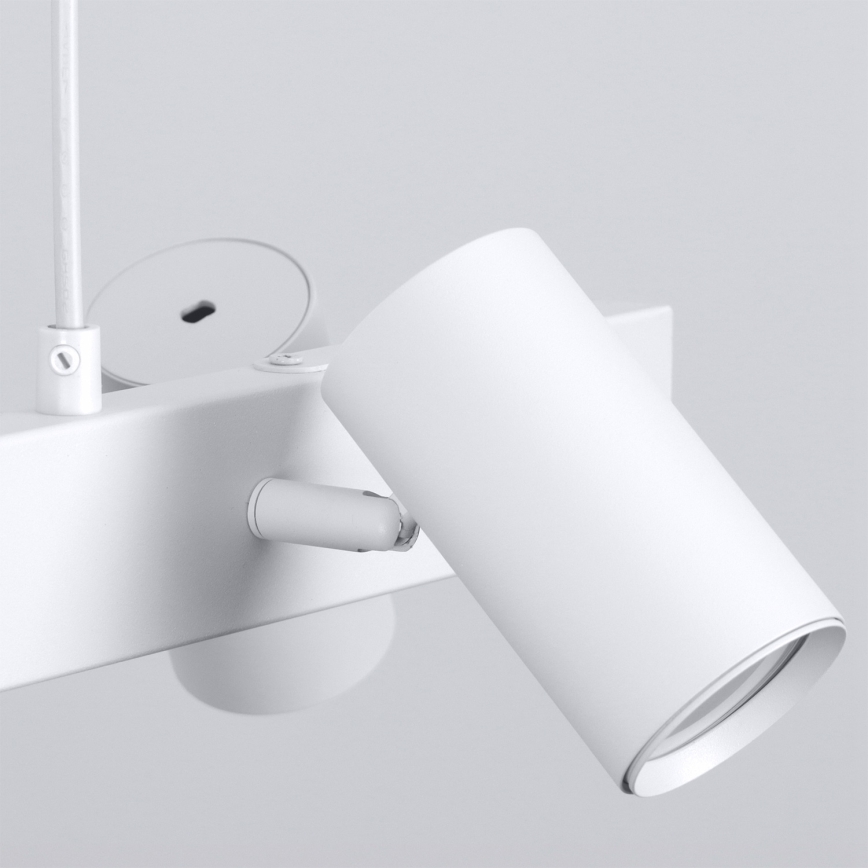 Brilagi - LED RGBW z možnostjo zatemnitve lestenec na jeklenem kablu SELE 4xGU10/6,5W/230V 2700-6500K bela