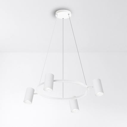 Brilagi - LED RGBW zatemljiv viseči lestenec na jekleni vrvici SELE 4xGU10/6,5W/230V 2700-6500K bel