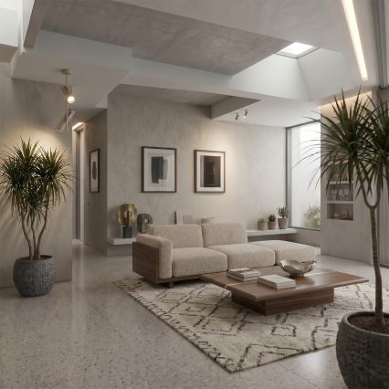 Brilagi - LED RGBW zatemljiv lestenec na palici BRANCH 2xGU10/6,5W/230V 2700-6500K bež