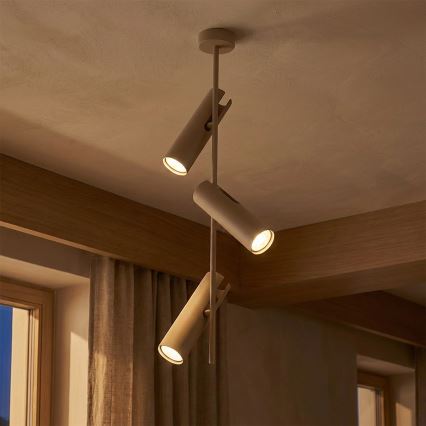 Brilagi - LED RGBW zatemljiv lestenec na drogu BRANCH 3xGU10/6,5W/230V 2700-6500K bež