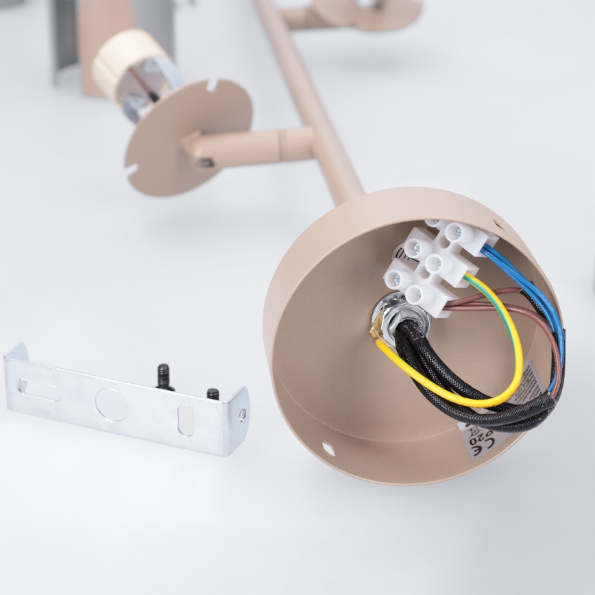 Brilagi - LED RGBW zatemljiv lestenec na drogu BRANCH 3xGU10/6,5W/230V 2700-6500K bež