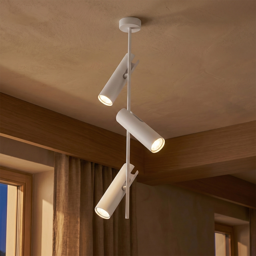 Brilagi - LED RGBW zatemnjiva viseča svetilka na drogu BRANCH 3xGU10/6,5W/230V 2700-6500K bela