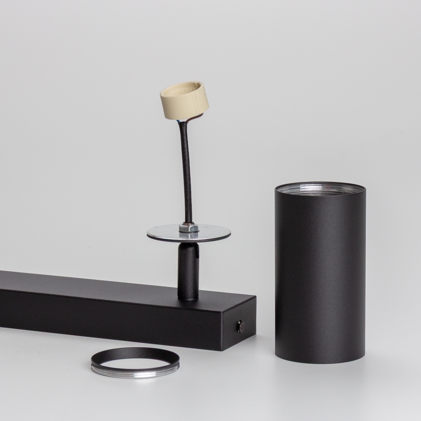 Brilagi - LED RGBW zatemnljivo točkovno svetilo SELE 2xGU10/4,8W/230V 3000K črna + daljinski upravljalnik