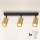 Brilagi - LED RGBW zatemnjevalna točkovna svetilka SELE GOLDEN 3xGU10/6,5W/230V 2700-6500K črna/zlata