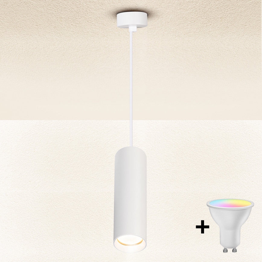 Brilagi - LED RGBW zatemnjevalni lestenec na kablu SELE 1xGU10/6,5W/230V 2700-6500K bela