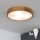 Brilagi - LED RGBW zatemnjevalno stropno svetilo CARVALHO 3xE27/9W/230V 2700-6500K Wi-Fi hrast, premer 47,5 cm