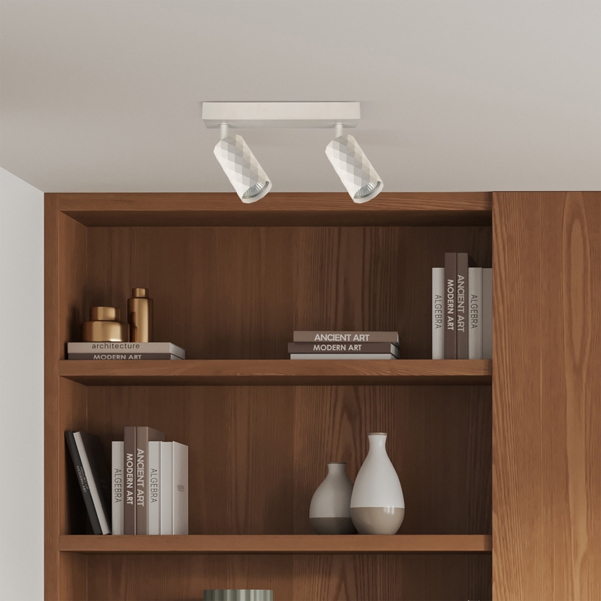 Brilagi - LED RGBW z možnostjo zatemnitve točkovno svetilo SELE DIAMANT 2xGU10/6,5W/230V 2700-6500K Wi-Fi bela