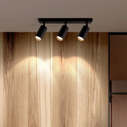 Brilagi - LED RGBW zatemljiv stropni spot SELE DIAMANT 3xGU10/6W/230V 3000K Wi-Fi črna