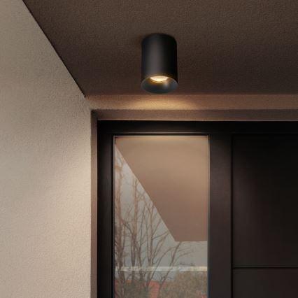 Brilagi - LED RGBW zatemljivo točkovno svetilo TRINE 1xGU10/4,8W/230V 3000K črna + daljinski upravljalnik