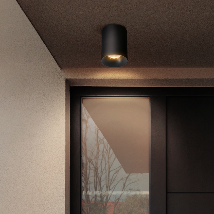 Brilagi - LED RGBW zatemljivo točkovno svetilo TRINE 1xGU10/4,8W/230V 3000K črna + daljinski upravljalnik