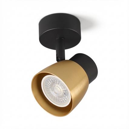 Brilagi - LED RGBW zatemnjiva točkovna svetilka NUGGET 1xGU10/4,8W/230V črna/zlata