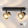 Brilagi - LED RGBW zatemnjiva točkovna svetilka NUGGET 2xGU10/4,8W/230V 3000K črna/zlata + daljinski upravljalnik