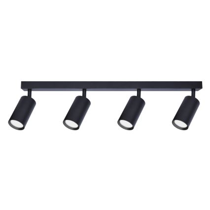 Brilagi - LED RGBW vgradno spot svetilo SELE 4xGU10/6W/230V 3000K v črni, z možnostjo zatemnitve + daljinski upravljalnik