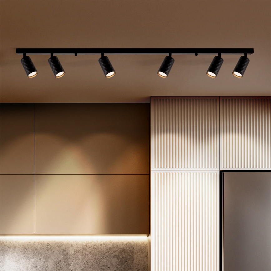 Brilagi - LED RGBW zatemnjivo točkovno svetilo SELE DIAMANT 6xGU10/6,5W/230V 2700-6500K Wi-Fi črna