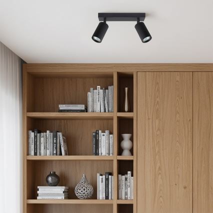 Brilagi - LED RGBW točkovno svetilo z zatemnjevanjem SELE MODERN 2xGU10/4,8W/230V 3000K črna + daljinski upravljalnik