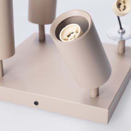 Brilagi - LED RGBW zatemnjivo točkovno svetilo SELE SQUARE 4xGU10/6,5W/230V 2700-6500K bež