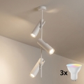 Brilagi - LED RGBW zatemnjiva viseča svetilka na drogu BRANCH 3xGU10/6,5W/230V 2700-6500K bela