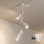 Brilagi - LED RGBW zatemnjiva viseča svetilka na drogu BRANCH 3xGU10/6,5W/230V 2700-6500K bela