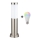 Brilagi - LED RGBW zatemnjiva zunanja svetilka 1xE27/9W/230V 2700-6500K IP44 40 cm mat krom