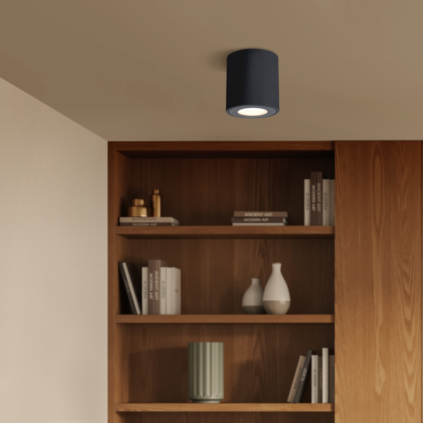 Brilagi - LED RGBW zatemnljivo kopalniško svetilo MIA 1xGU10/30W/230V 2700-6500K Wi-Fi 84x80 mm črna IP54