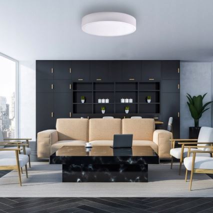 Brilagi - LED RGBW zatemnljivo stropno svetilo CLARE 5xE27/9W/230V 2700-6500K premer 60 cm Wi-Fi bela