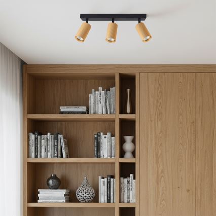 Brilagi - LED RGBW zatemnljivo stropno točkovno svetilo SELE MODERN 3xGU10/4,8W/230V 3000K zlato + daljinski upravljalnik