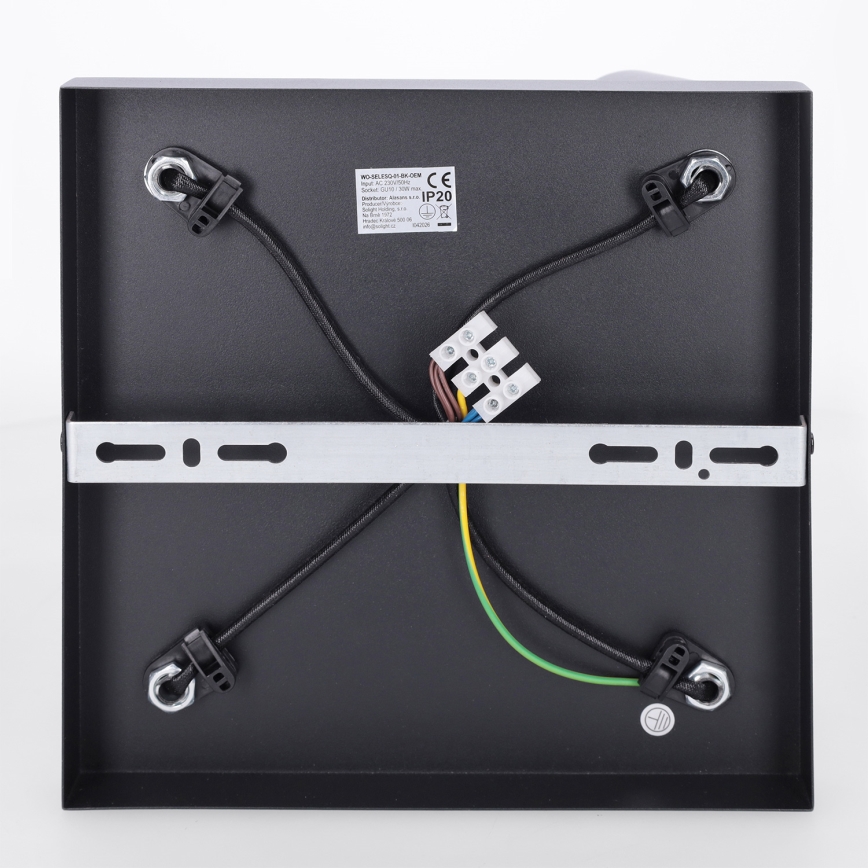 Brilagi - LED RGBW Zatemnljivo točkovno svetilo SELE SQUARE 4xGU10/6,5W/230V 2700-6500K črna