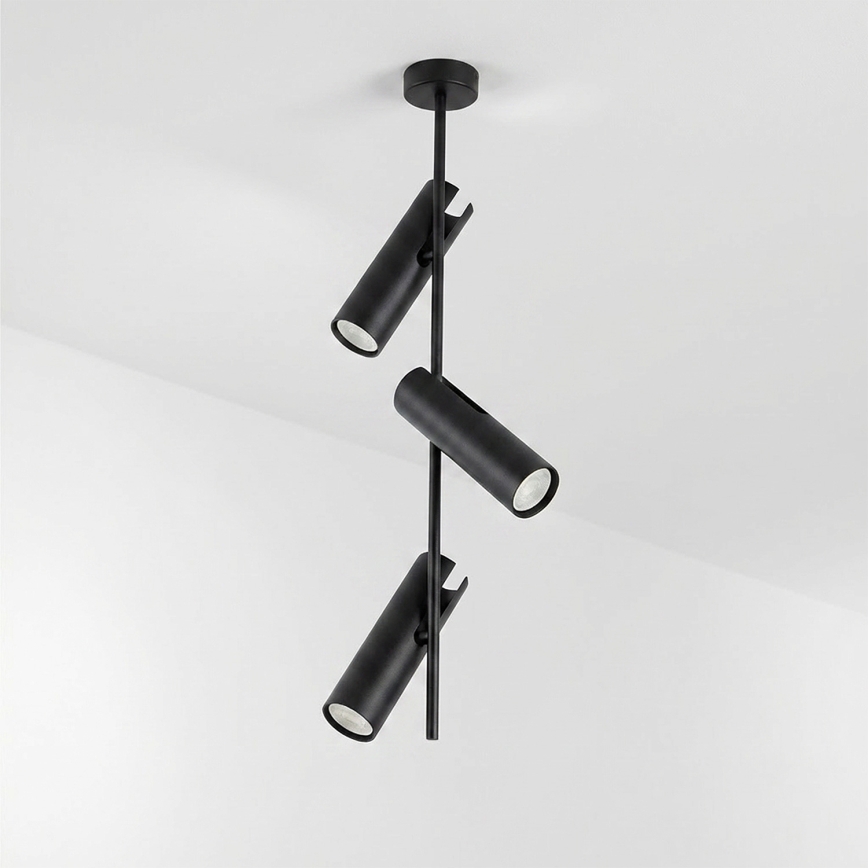 Brilagi - LED RGBW zatemljiv lestenec na palici BRANCH 3xGU10/6,5W/230V 2700-6500K črna