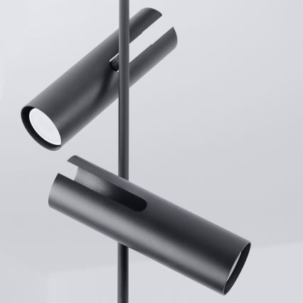 Brilagi - LED RGBW zatemljiv lestenec na palici BRANCH 3xGU10/6,5W/230V 2700-6500K črna