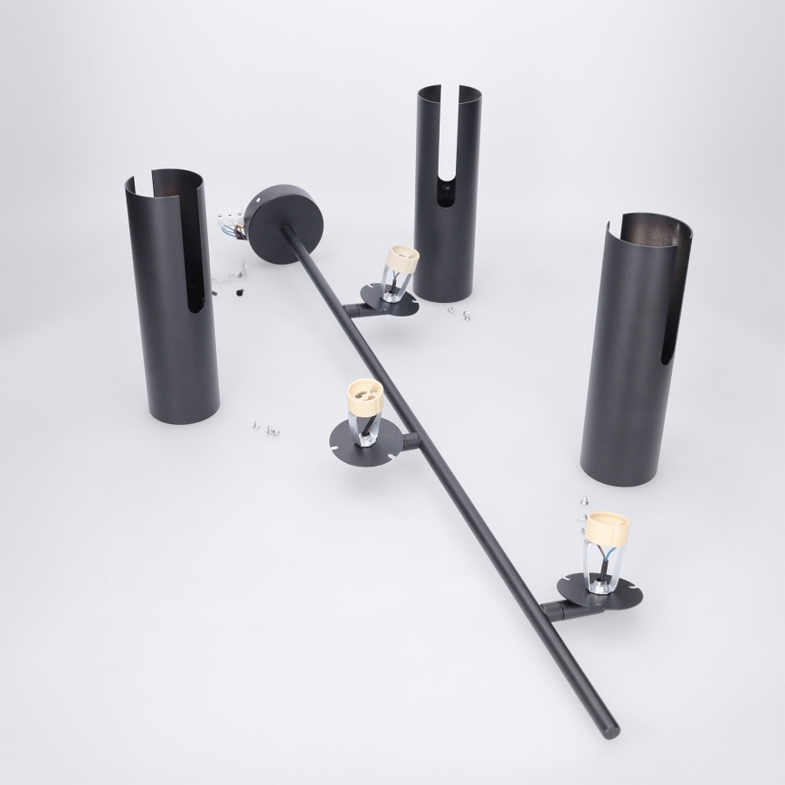 Brilagi - LED RGBW zatemljiv lestenec na palici BRANCH 3xGU10/6,5W/230V 2700-6500K črna