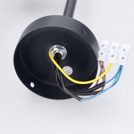 Brilagi - LED RGBW zatemljiv lestenec na palici BRANCH 3xGU10/6,5W/230V 2700-6500K črna
