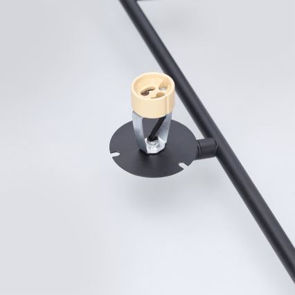 Brilagi - LED RGBW zatemljiv lestenec na palici BRANCH 3xGU10/6,5W/230V 2700-6500K črna
