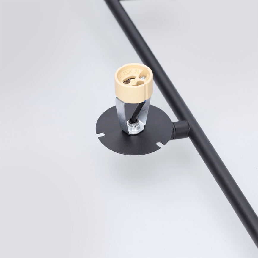 Brilagi - LED RGBW zatemljiv lestenec na palici BRANCH 3xGU10/6,5W/230V 2700-6500K črna