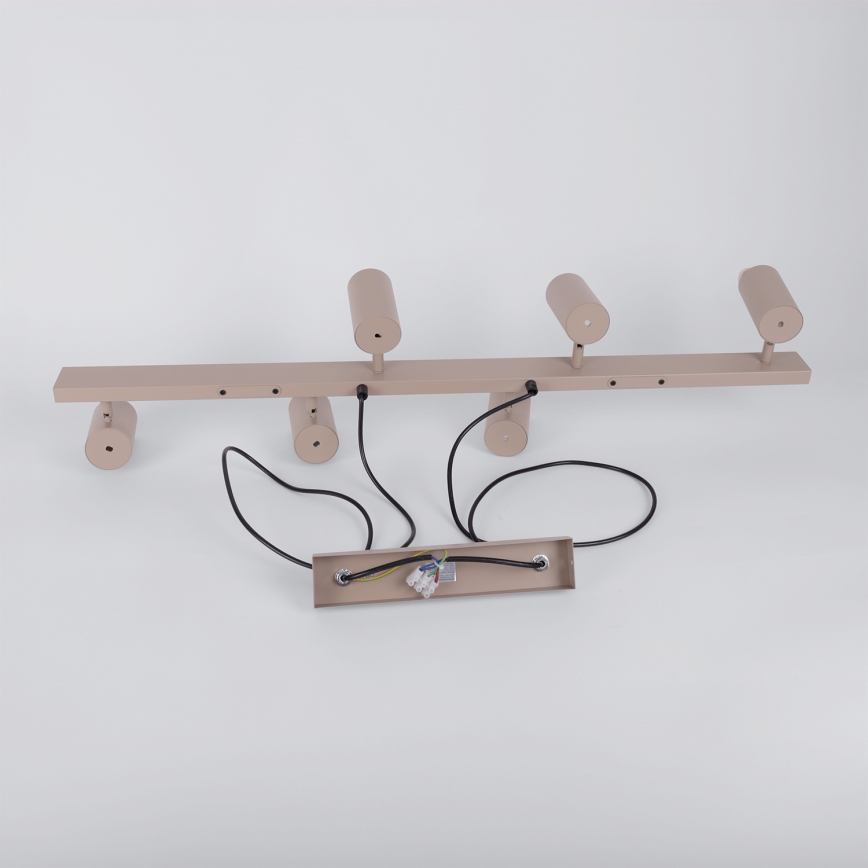 Brilagi - LED RGBW zatemnitveni lestenec na kablu SELE 6xGU10/6,5W/230V 2700-6500K bež + daljinski upravljalnik
