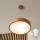 Brilagi - LED RGBW zatemnljiv viseči lestenec CARVALHO na jeklenem lanku 3xE27/9W/230V 2700-6500K Wi-Fi hrast, premer 47,5 cm
