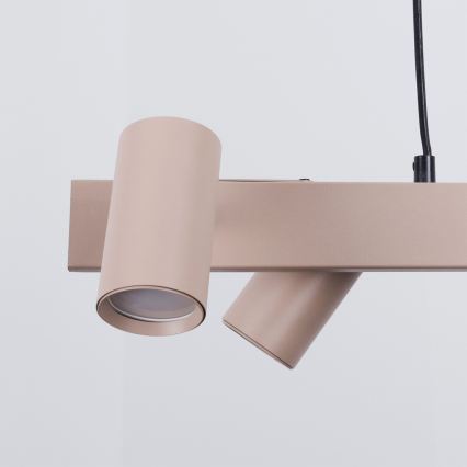 Brilagi - LED RGBW Zatemljiv lestenec na kablu SELE 4xGU10/6,5W/230V 2700-6500K bež